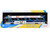1963 GM TDH 5303 Transit Bus MTA New York City Surface Transit Blue Two Tone with Graphics The Bus & Motorcoach Collection Limited Edition to 504 pieces Worldwide 1/43 Plastic Model Iconic Replicas 43-0666
