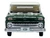 1965 Chevrolet C10 Stepside Pickup Truck Dark Green with Ivory Top 1/87 (HO) Scale Diecast Model Car Oxford Diecast 87CP65008