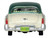 1953 Kaiser Manhattan Stardust Ivory with Jade Green Metallic Top 1/87 (HO) Scale Diecast Model Car Oxford Diecast 87KM53001