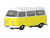 Volkswagen T2 Bay Window Camper Van Saturn Yellow and White 1/148 (N) Scale Diecast Model Car Oxford Diecast NVW016