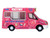 Whitby Mondial Ice Cream Van Tonibell Pink with Graphics 1/76 (OO) Scale Diecast Model Car Oxford Diecast NWM009