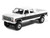 1978 Chevrolet Silverado K30 Crew Cab Pickup Truck White and Black 1/64 Diecast Model Car IXO Models IAPR1012