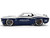 1970 Ford Mustang Boss 429 Iron Stallion Speed Shop Silver and Dark Blue Metallic Bigtime Muscle Series 1/24 Diecast Model Car Jada 36639