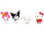 Set of 4 Diecast Figures Hello Kitty and Friends Franchise Metalfigs Series Diecast models Jada 37314