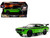 Letty s Dodge Challenger SRT8 Green with Matt Black Top and Hood and Black Stripes Furious 7 2015 Movie Fast & Furious 25th Anniversary Series 1/32 Diecast Model Car Jada 97140-25TH