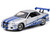 Brian s Nissan Skyline GT R R34 RHD Right Hand Drive Silver Metallic with Blue Stripes 2 Fast 2 Furious 2003 Movie Fast & Furious 25th Anniversary Series 1/32 Diecast Model Car Jada 97184-25TH