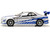 Brian s Nissan Skyline GT R R34 RHD Right Hand Drive Silver Metallic with Blue Stripes 2 Fast 2 Furious 2003 Movie Fast & Furious 25th Anniversary Series 1/32 Diecast Model Car Jada 97184-25TH