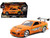 Brian s Toyota Supra Orange with Graphics The Fast and the Furious 2001 Movie Fast & Furious 25th Anniversary Series 1/32 Diecast Model Car Jada 97345-25TH