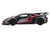 Lamborghini Huracan GT LB WORKS RONIN Gray Metallic with Black and Red Graphics Limited Edition 1/64 Diecast Model Car Mini GT MGT01177