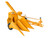 Minneapolis Moline H320 Pull Type Corn Picker Yellow Classic Series 1/16 Diecast Model SpecCast SCT994