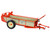 Allis Chalmers 281 Manure Spreader Orange with Wood Panels Classic Series 1/16 Diecast Model SpecCast SCT995