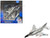 McDonnell Douglas F 4 Phantom II Aircraft VF 96 Fighting Falcons Showtime 100 Lieutenant Randy Cunningham USS Constellation Vietnam 1972 United States Navy Collector Series 1/144 Diecast Model Air Force 1 AF1-0148A