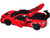 2025 Chevrolet Corvette ZR1 Coupe Red with Carbon Top Special Edition Series 1/24 Diecast Model Car Maisto 32927RD