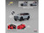 2024 Toyota Sequoia Cement Gray with Red Interior 1/64 Diecast Model Car CM Model CM64-SEQUOIA-06
