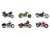 Harley Davidson Motorcycles 6 piece Set Series 45 1/18 Diecast Models Maisto 31360-45