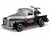 1950 Chevrolet 3100 Pickup Truck Harley Davidson Silver Metallic and Black with 1948 Harley Davidson FL Panhead Motorcycle Black HD Custom Series 1/24 Diecast Model Car Maisto 32198SLBK