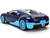 2011 Bugatti Veyron Dark Blue with Light Blue Accents Hyper Spec Series 1/24 Diecast Model Car Jada 37643