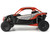 Can Am Maverick X3 X RC Turbo RR Chalk Gray and Orange 1/12 Diecast Model BRP Models 68003