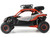 Can Am Maverick X3 X RS Turbo RR with Roof Rack Chalk Gray and Orange 1/12 Diecast Model BRP Models 68004