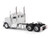 Peterbilt 589 Tandem Axle Legendary Package Truck Tractor with 58 Sleeper White Transport Series 1/64 Diecast Model Diecast Masters 71219