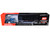 Peterbilt 589 with 72 Mid Roof Sleeper and Wilson Silverstar Livestock Trailer Bright Blue with Black Stripes and Trailer 1/64 Diecast Model DCP/First Gear 60-2172