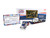 Peterbilt 379 with 70 Mid Roof Sleeper and Wilson Silverstar Livestock Trailer National Carriers White Legacy Series #5 1/64 Diecast Model DCP/First Gear 69-2306