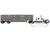 Peterbilt 379 with 70 Mid Roof Sleeper and Wilson Silverstar Livestock Trailer National Carriers White Legacy Series #5 1/64 Diecast Model DCP/First Gear 69-2306