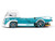 Volkswagen T1 Kaido Works V1 Truck Turquoise with White Top and Stripes Designed by Jun Imai Kaido House Special 1/64 Diecast Model Car Mini GT KHMG220