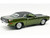 1970 Plymouth AAR Cuda Ivy Green Metallic with Black Stripes and Black Vinyl Top with Green Interior Limited Edition to 448 pieces Worldwide 1/18 Diecast Model Car ACME A1806140VT