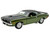 1970 Plymouth AAR Cuda Ivy Green Metallic with Black Stripes and Black Vinyl Top with Green Interior Limited Edition to 448 pieces Worldwide 1/18 Diecast Model Car ACME A1806140VT