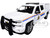 2017 Chevrolet Silverado 1500 LT Z71 Crew Cab Pickup Truck with Camper Box Royal Canadian Mounted Police White Law Enforcement and Public Service Series 1/24-1/27 Diecast Model Car Motormax 76648