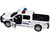 2019 Ford F 150 Lariat Crew Cab Pickup Truck Royal Canadian Mounted Police White with Flashing Light Bar and Front and Rear Lights and Sounds Law Enforcement and Public Service Series 1/24 1/27 Diecast Model Car Motormax 79514