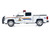 2017 Chevrolet Silverado 1500 LT Z71 Crew Cab Pickup TruckRoyal Canadian Mounted Police White with Flashing Light Bar and Front and Rear Lights and Sounds "Law Enforcement and Public Service" Series 1/24-1/27 Diecast Model Car Motormax 79515