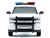 2017 Chevrolet Silverado 1500 LT Z71 Crew Cab Pickup TruckRoyal Canadian Mounted Police White with Flashing Light Bar and Front and Rear Lights and Sounds "Law Enforcement and Public Service" Series 1/24-1/27 Diecast Model Car Motormax 79515
