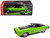 1970 Dodge Charger R T Muscle Car & Corvette Nationals MCACN Sublime Green with Black Stripes and Black Vinyl Top American Muscle Series 1/18 Diecast Model Car Auto World AMM1357