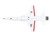 Northrop T 38A Talon Aircraft 61 0856 United States Naval Test Pilot School NAS Patuxent River NASA 2005 United States Navy Air Power Series die cast 1/72 Diecast Model Hobby Master HA5418