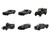 Black Bandit Series 31 6 piece Set 1/64 Diecast Model Cars Greenlight 28190SET