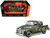 1950 Chevrolet 3100 Pickup Truck Harley Davidson Matt Green with 1936 Harley Davidson El Knucklehead Motorcycle Matt Green HD Custom Series 1/24 Diecast Model Car Maisto 32199GRN