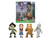 Set of 4 Diecast Figures The Wizard of Oz 1939 Movie Metalfigs Series Diecast Models Jada 37489