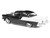 1957 Chevrolet One Fifty Sedan Black and White 1/64 Diecast Model Car IXO Models IA64009