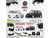Toyota bB 2000 Van Black with Extra Accessories 1/64 Diecast Model Car BM Creations 64B0372