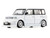 Toyota bB 2000 Van White with Extra Accessories 1/64 Diecast Model Car BM Creations 64B0374