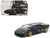 Lamborghini Countach LPI 800 4 Deep Black 1/64 Diecast Model Car Pop Race PR640341