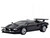 Lamborghini Countach LP 400S Black The Cannonball Run 1981 Movie 1/18 Diecast Model Car Kyosho KS08320BKCR