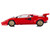Lamborghini Countach LP 5000 Quattrovalvole Red with Gold Wheels 1/18 Diecast Model Car Kyosho KS08320RBKG