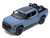 2023 Toyota Tundra TRD 4x4 Pickup Truck Cavalry Blue with Sunroof and Wheel Rack 1/24 Diecast Model Car H08555R-CBL