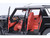 Lamborghini LM002 Nero Tenebre Black with Red Interior 1/18 Model Car Autoart 74550