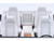 Lamborghini LM002 Argento Silver Metallic with White Interior 1/18 Model Car Autoart 74553