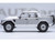 Lamborghini LM002 Argento Silver Metallic with White Interior 1/18 Model Car Autoart 74553