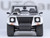 Lamborghini LM002 Argento Silver Metallic with White Interior 1/18 Model Car Autoart 74553